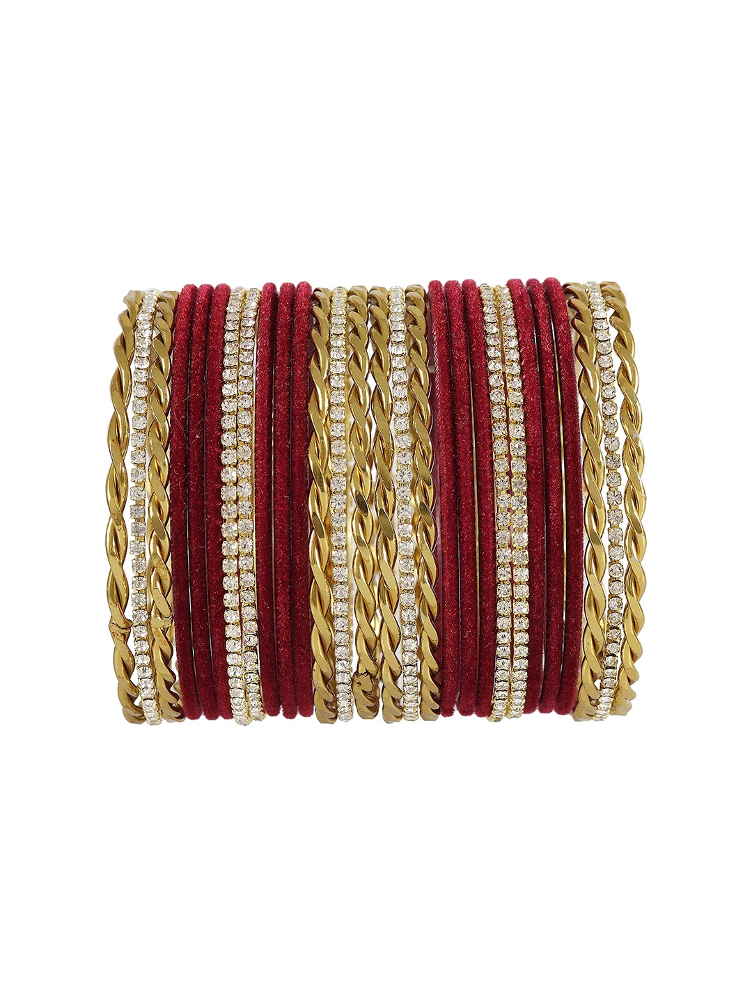 

ZULKA Set of 46 Glass Sleek and Glossy Finish Bangle (Multi-Colour_2.6 Inches)