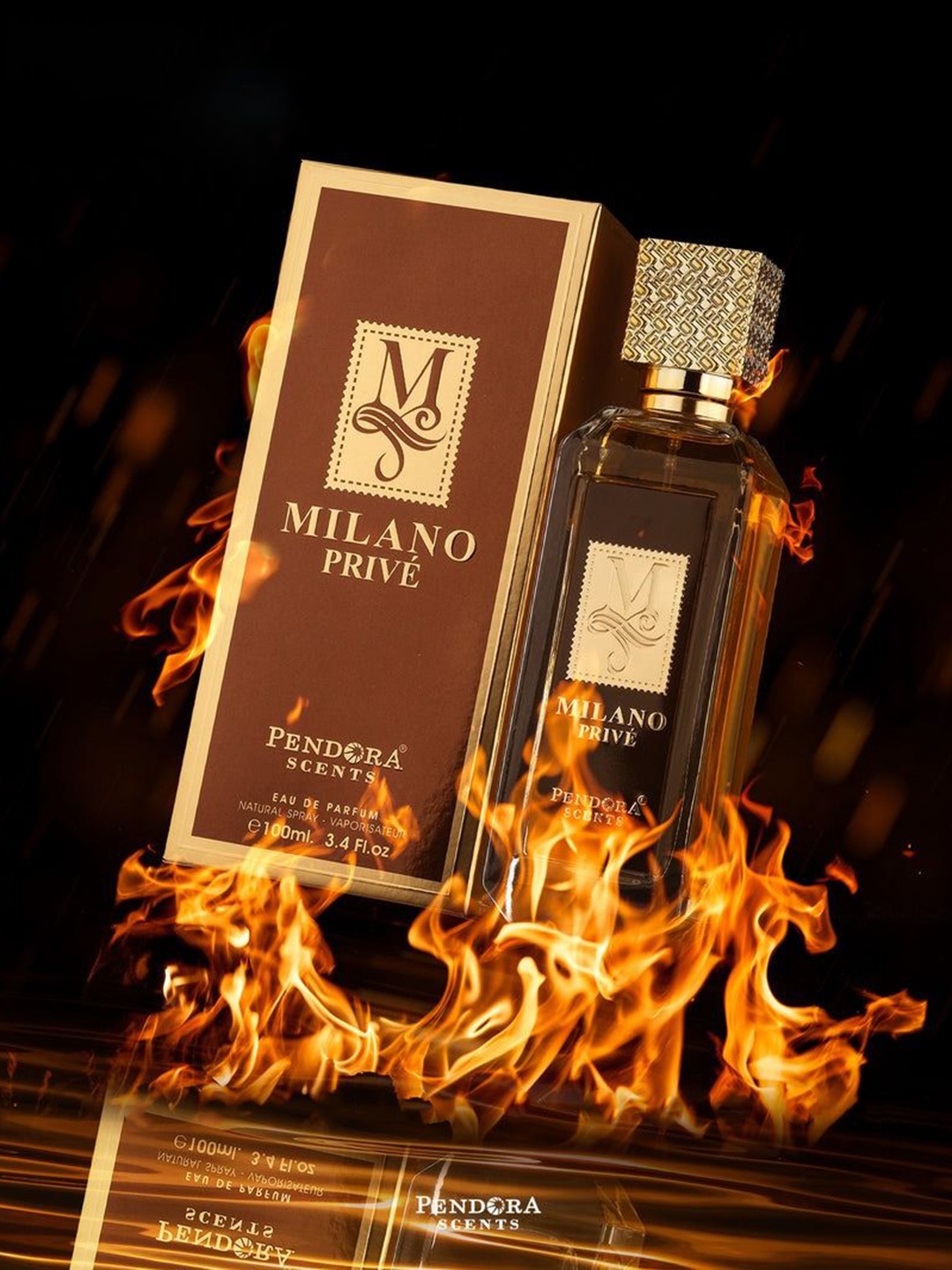 

Paris Corner Perfumes Milano Priv Pendora Scents Long Lasting Eau De Perfume- 100 ml, Transparent