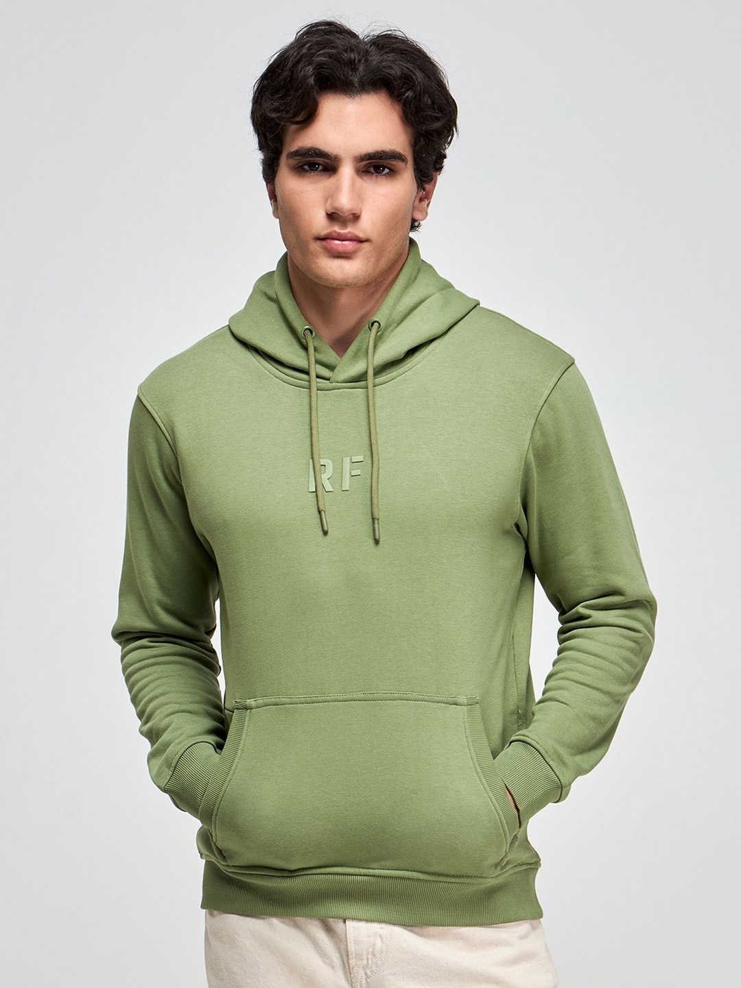 

Red Flame Men Sweatshirt, Green