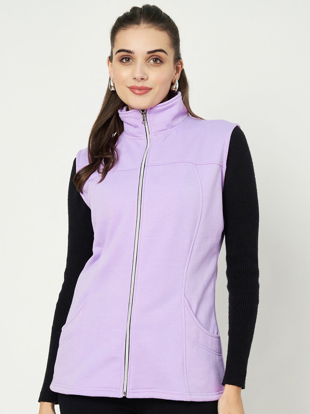 

BRINNS Women Fleece Tailored Jacket, Lavender