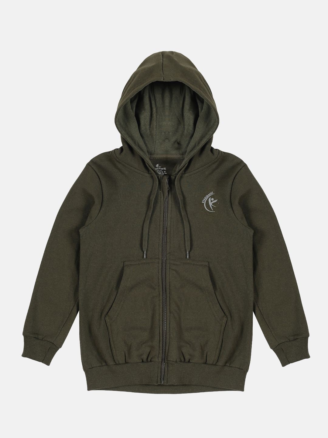 

KiddoPanti Boys Hooded Sweatshirt, Green