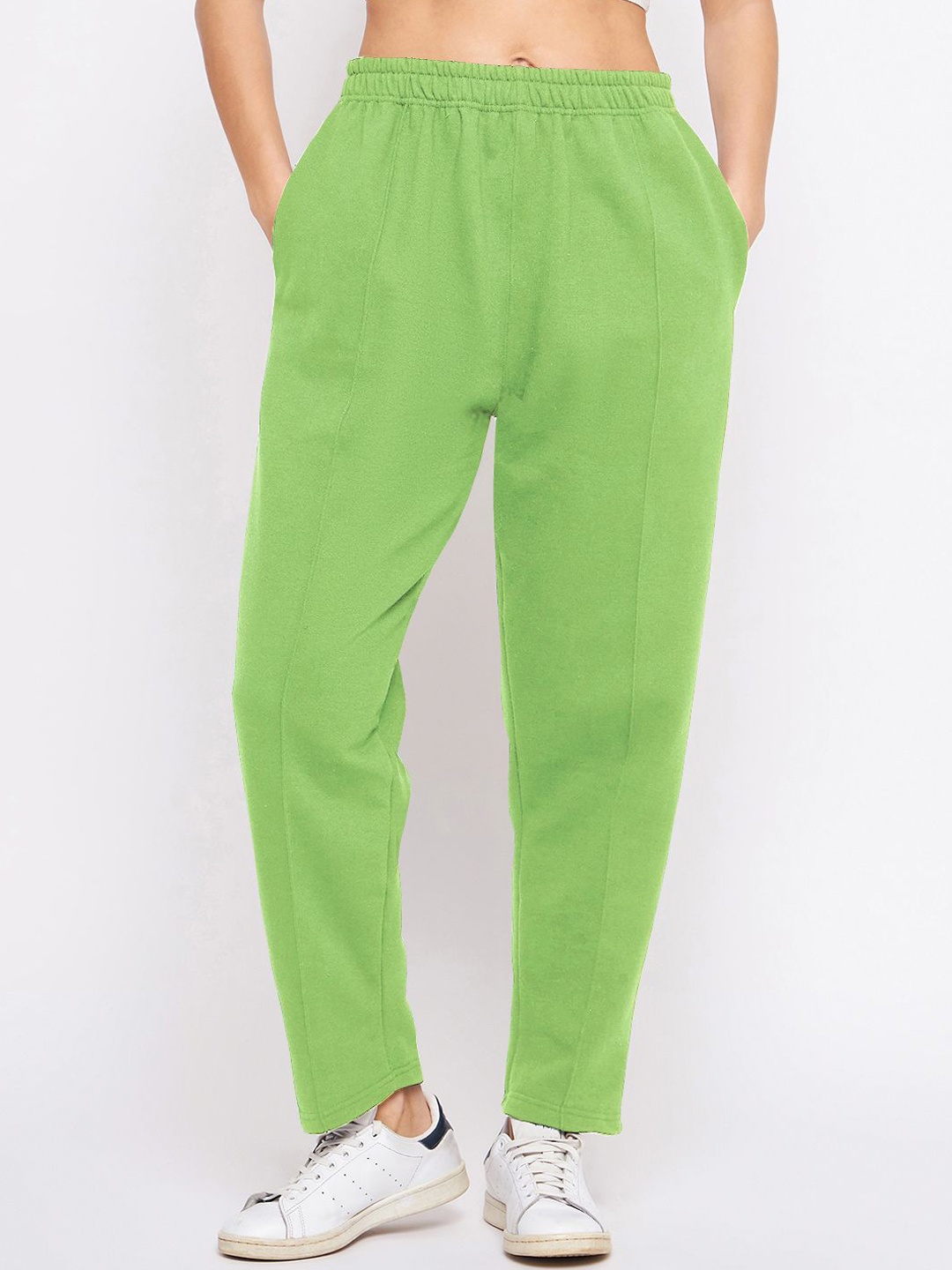 

TULIP 21 Women Mid Rise Relaxed Fit Track Pants, Green
