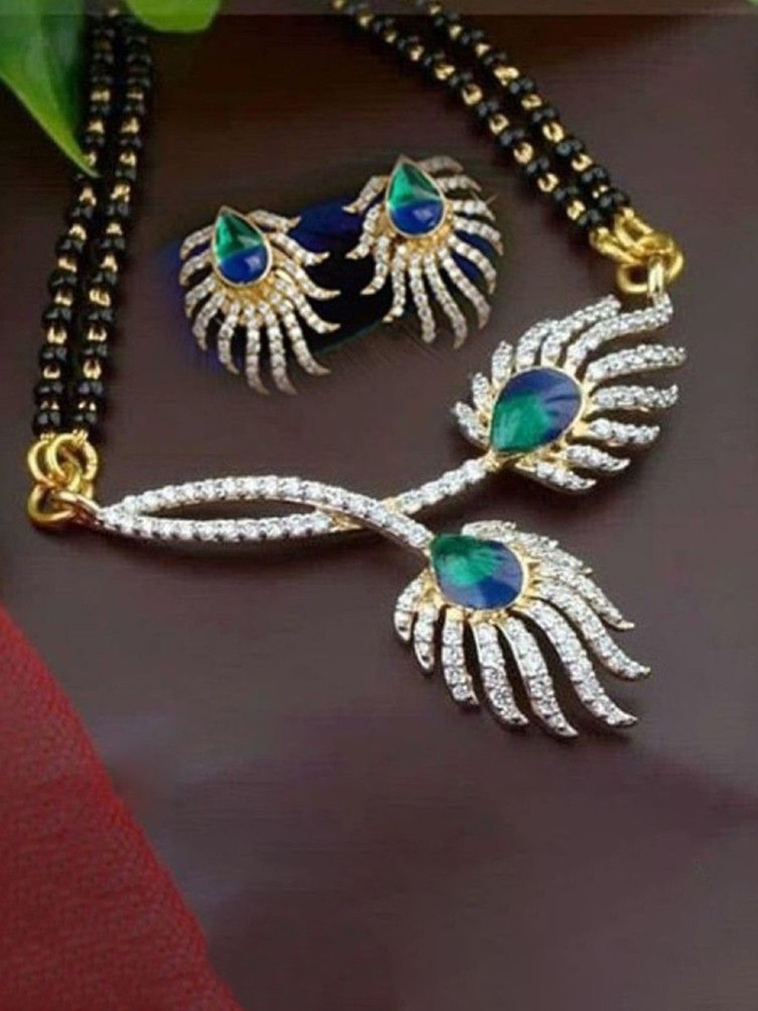 

SUNHARI Gold-Plated Mangalsutra