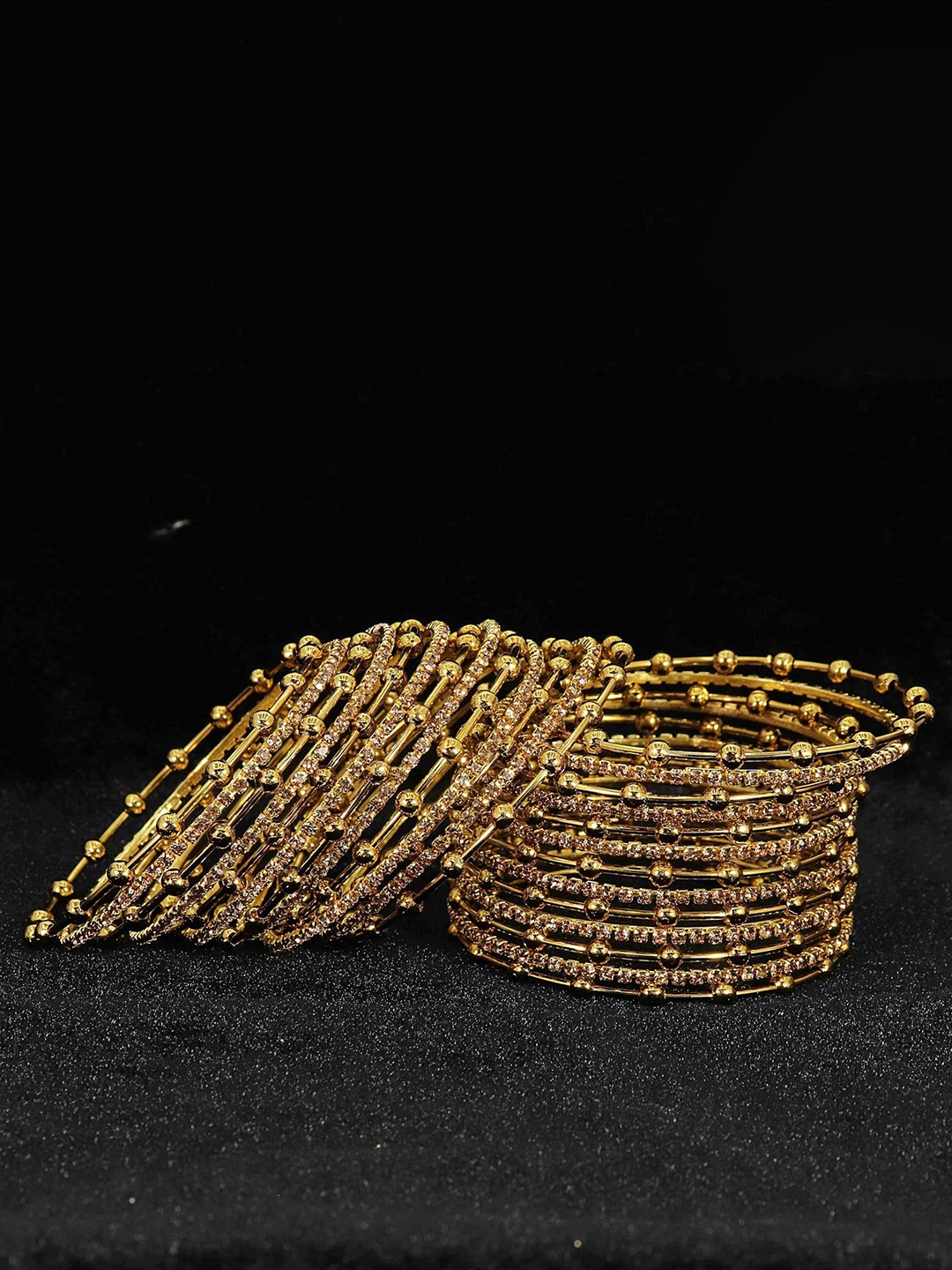 

ZULKA Set Of 26 Gold-Plated Bangles