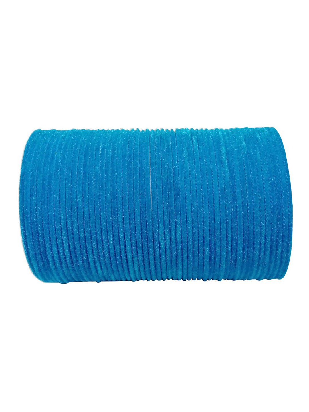 

CHRISHAN Set Of 48 Velvet Bangles, Blue