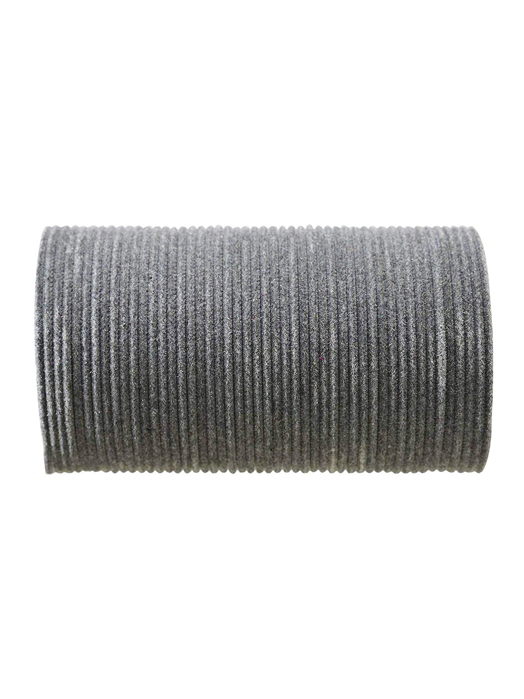

CHRISHAN Set Of 48 Velvet Bangles, Silver