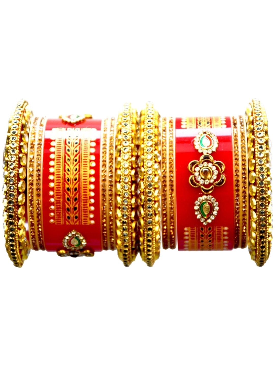 

Align Set Of 2 Gold Plated AD-Studded Chudas