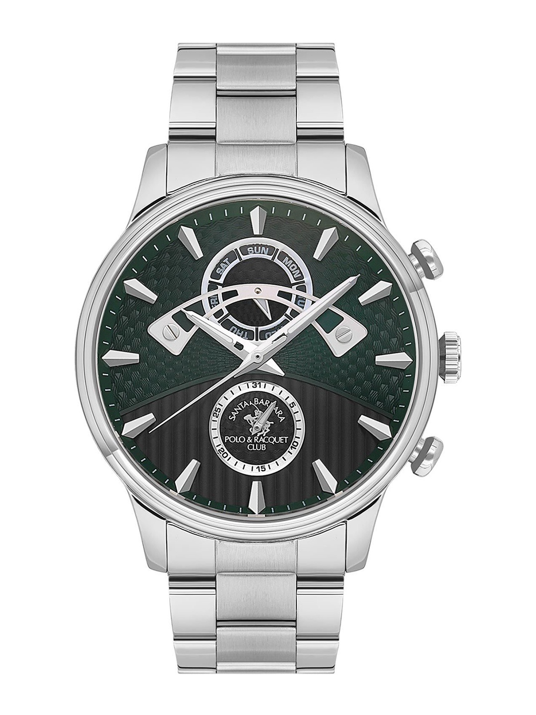 

SANTA BARBARA POLO & RACQUET CLUB Men Reset Time Watch SB.1.10592-3, Green