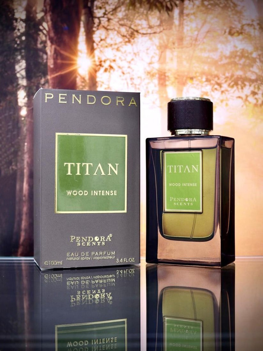 

Paris Corner Perfumes Titan Wood Intense Pendora Scents Eau De Parfum- 100 ml, Transparent