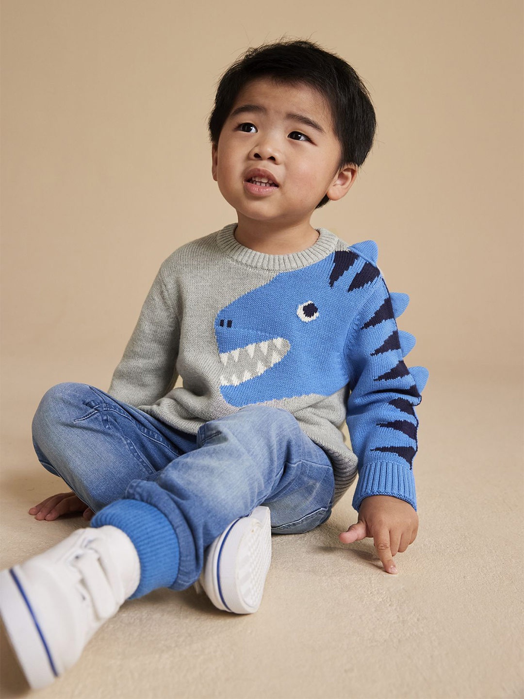 

mothercare Boys Light Fade Pure Cotton Jeans, Blue