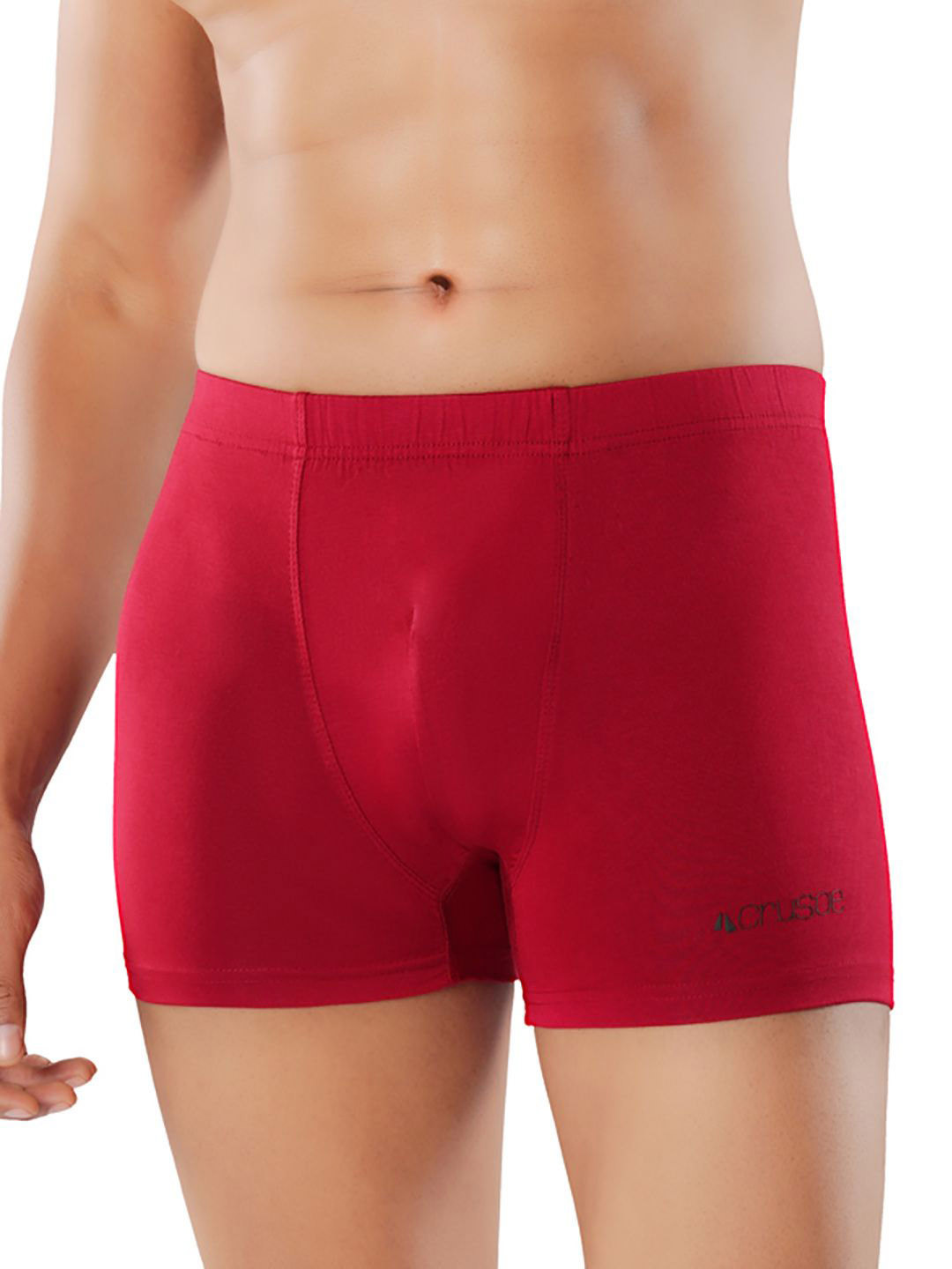

Crusoe Men Mid-Rise Antimicrobial Trunk CRU-5008-296, Red
