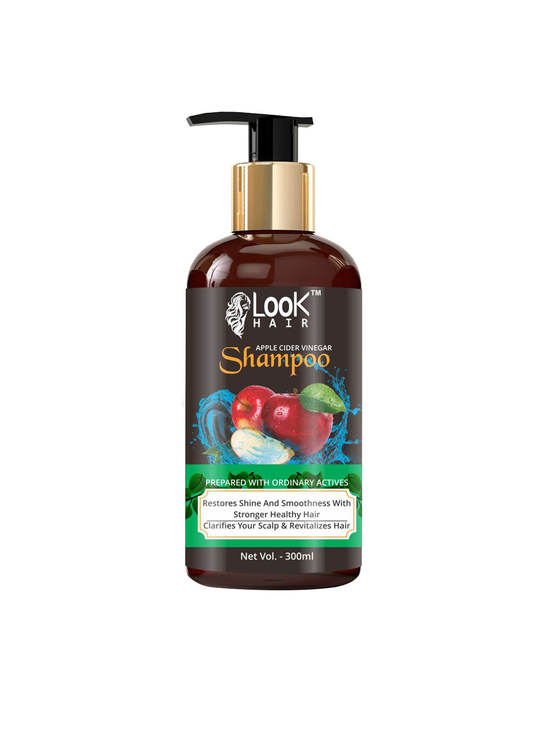 

LOOK HAIR Apple Cider Vinegar Shampoo - 300 ml, Red