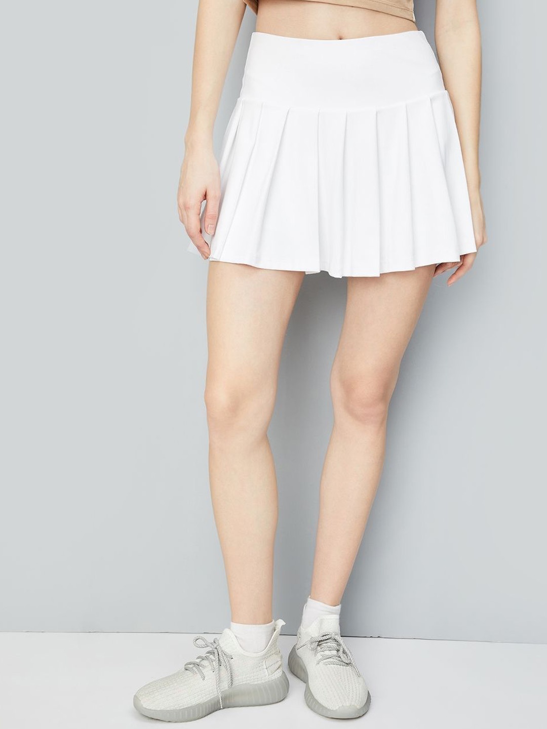 

max Women A-Line Mini Sports Skirt, Off white