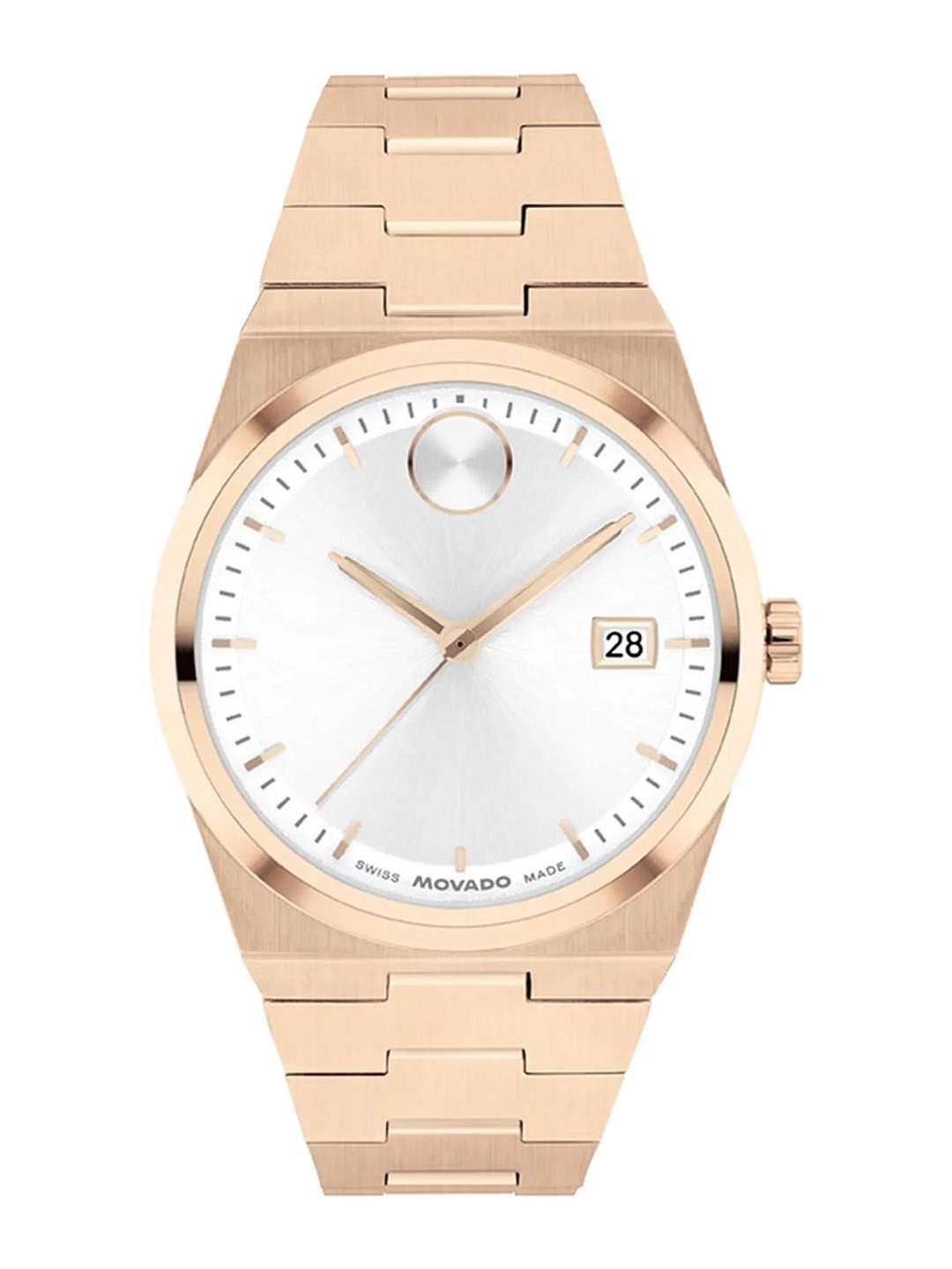 

Movado Bold Quest Swiss Qtz Women White Round Dial Watch - 3601188