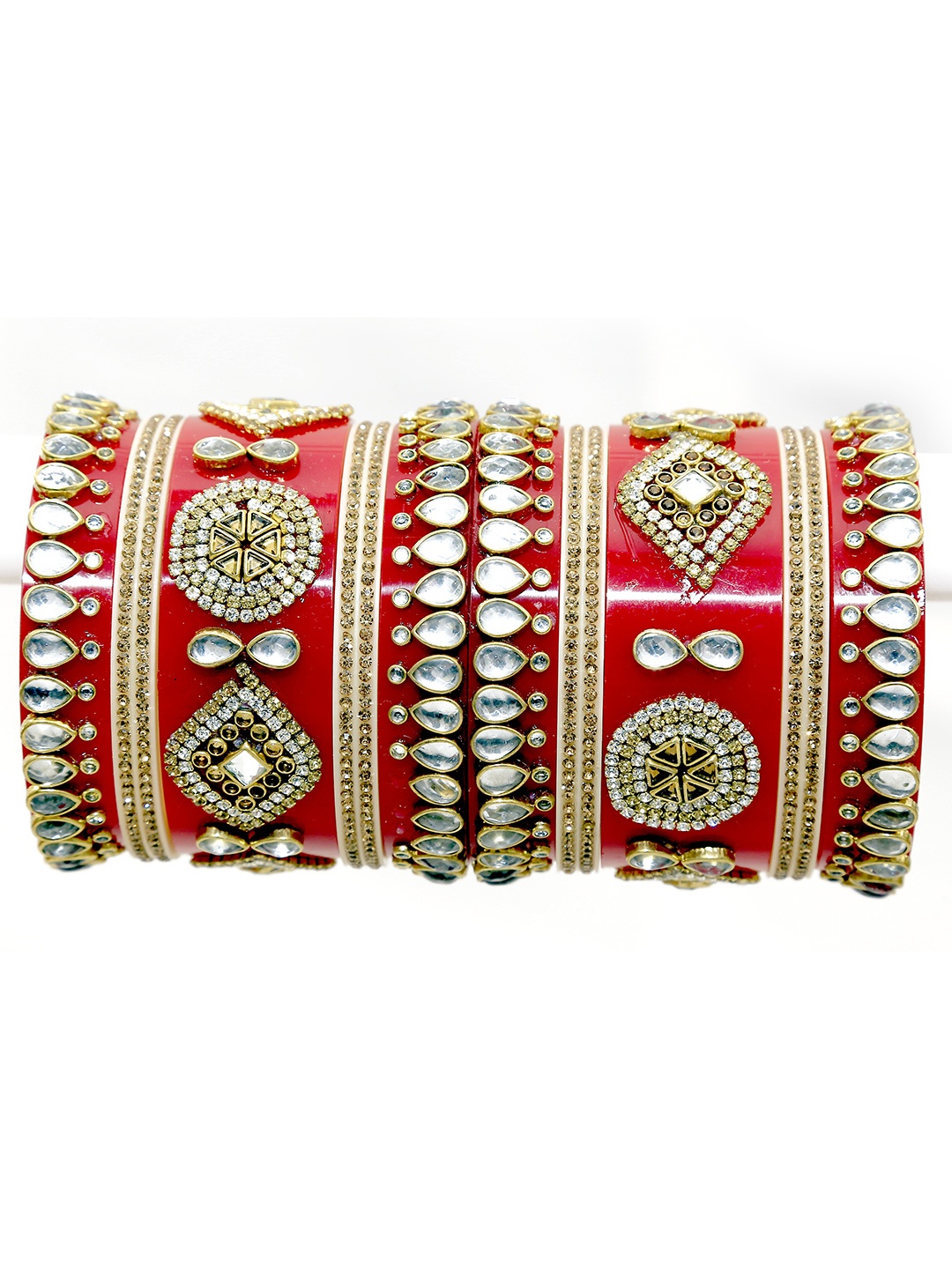 

Align Set Of 2 Gold-Plated AD-Studded Chudas