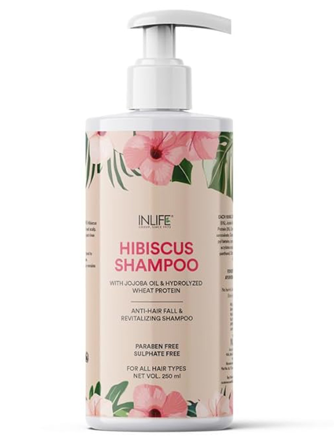 

INLIFE Hibiscus Paraben and Sulphate Free Shampoo With Jojoba Oil - 250 ml, White