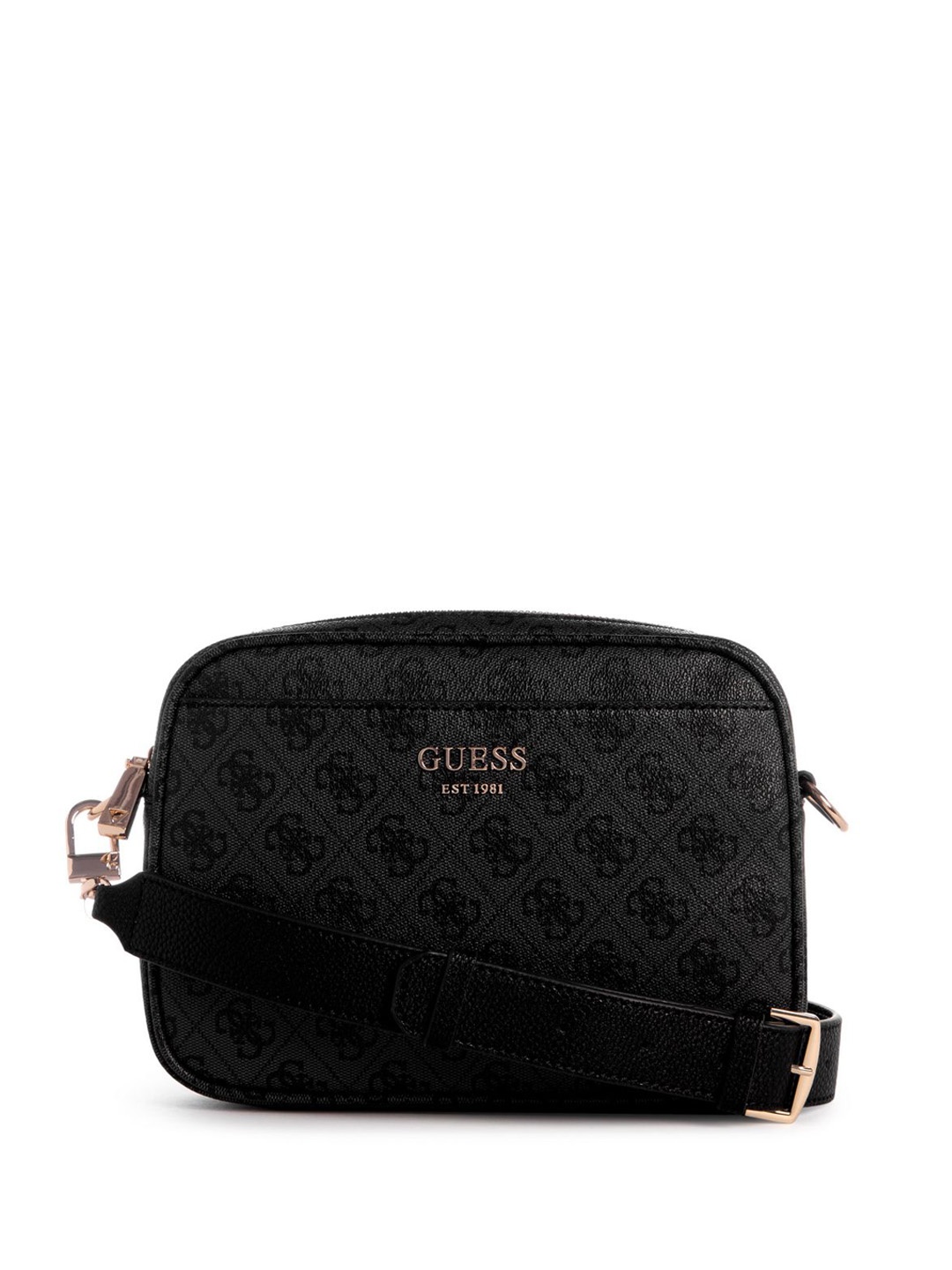 

GUESS Women Brandlogo Printed Crossbody Sling Bag, Charcoal