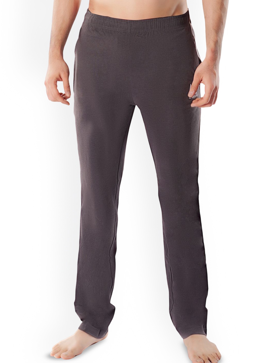 

Crusoe Men Relaxed Fit Pure Cotton Lounge Pants, Charcoal