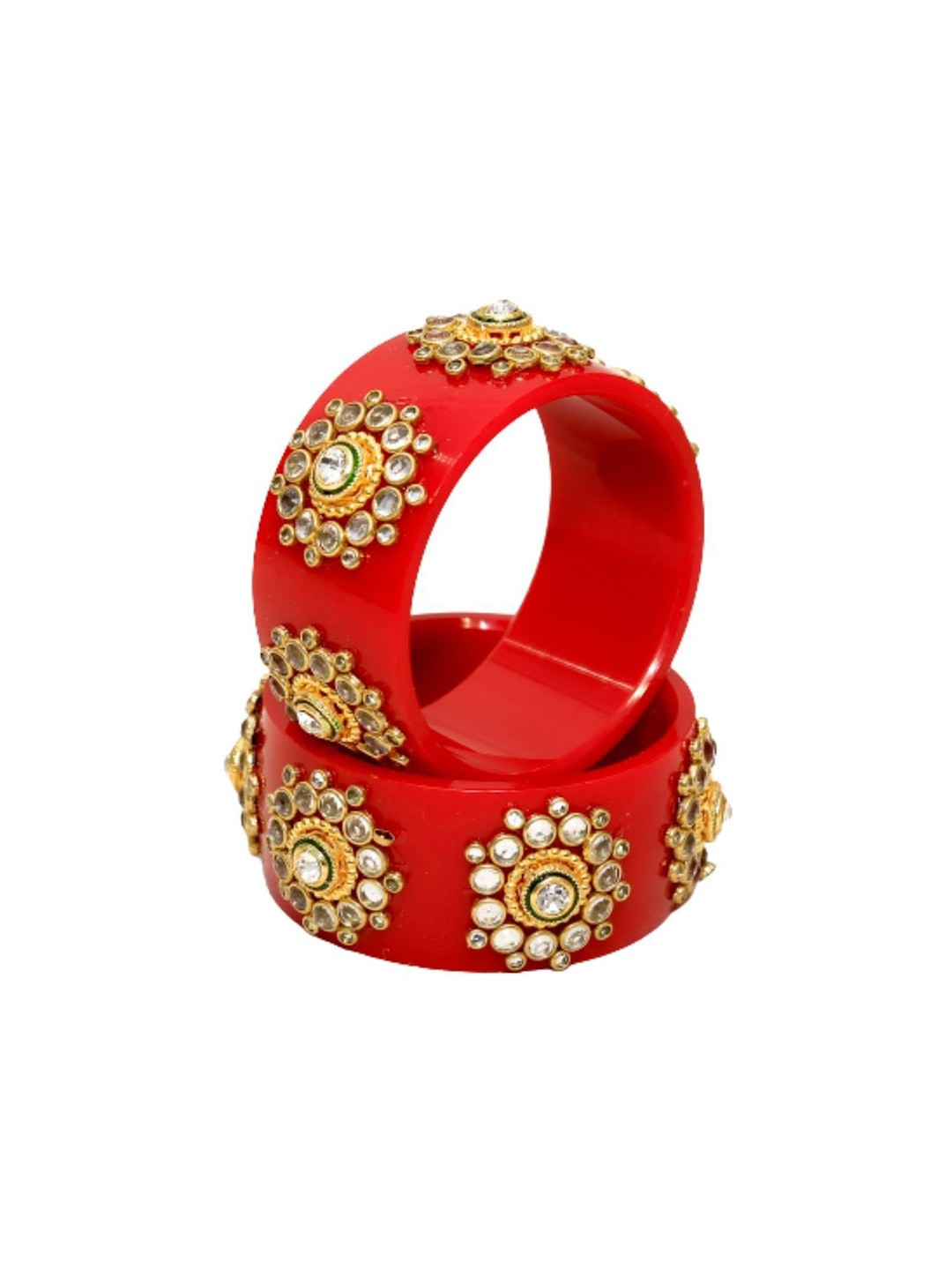 

Align Set Of 2 Gold-Plated Beaded Bangles