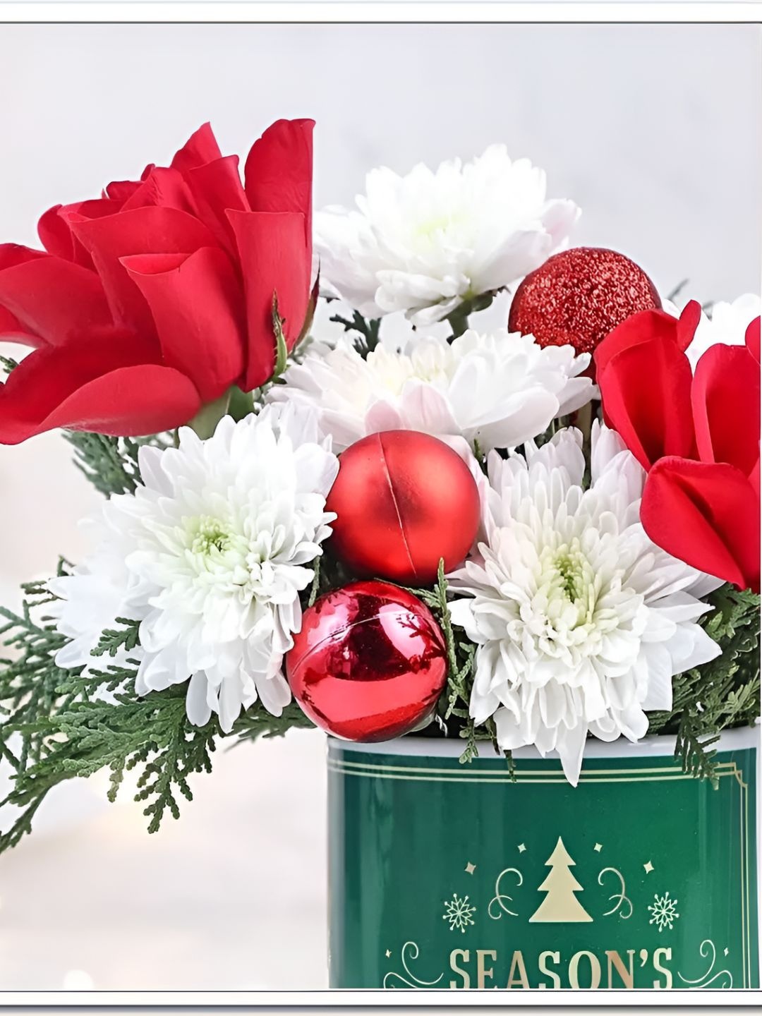 

fnp Seasons 8 Pieces Greetings Christmas Gift Mug, White