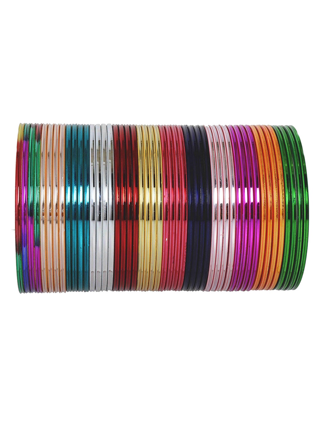 

ZULKA Set of 48 Metal Bangle, Multi