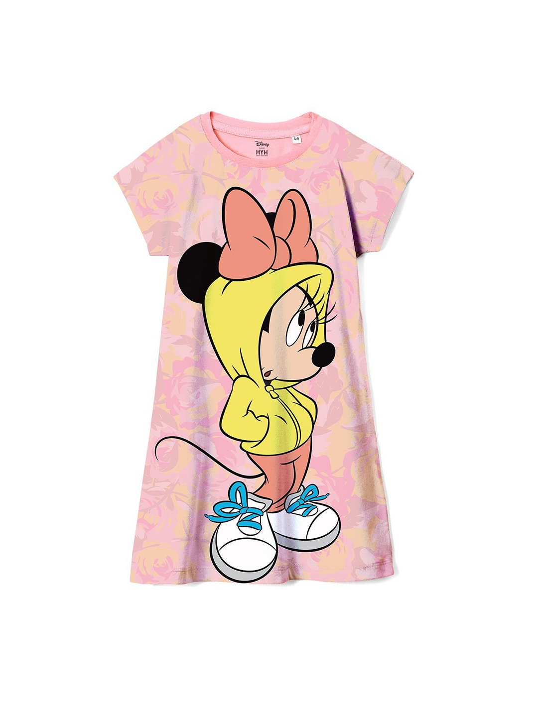 

Wear Your Mind Girls Print A-Line Dress, Pink