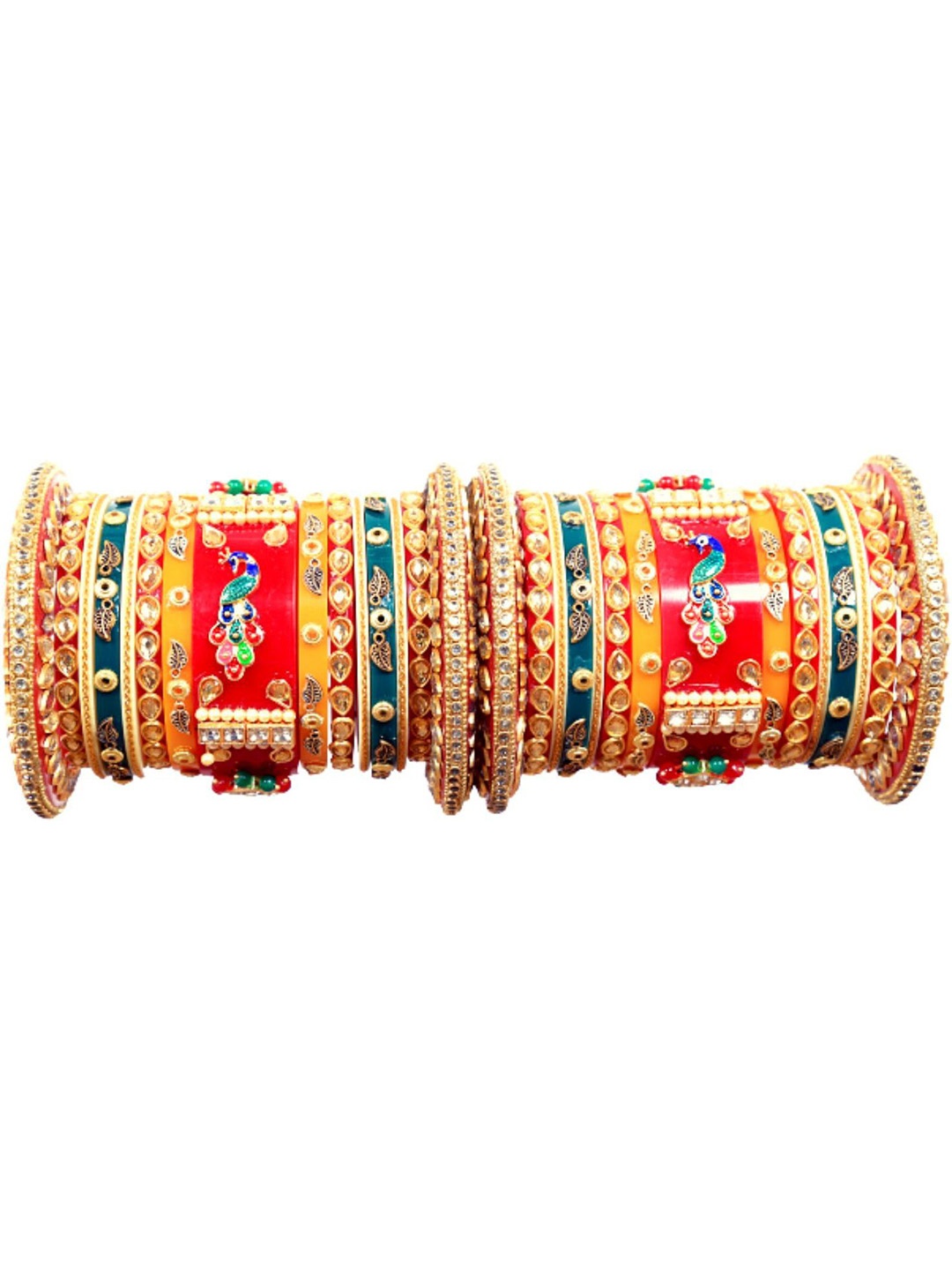 

Align Set Of 2 Gold-Plated Beaded Bangles