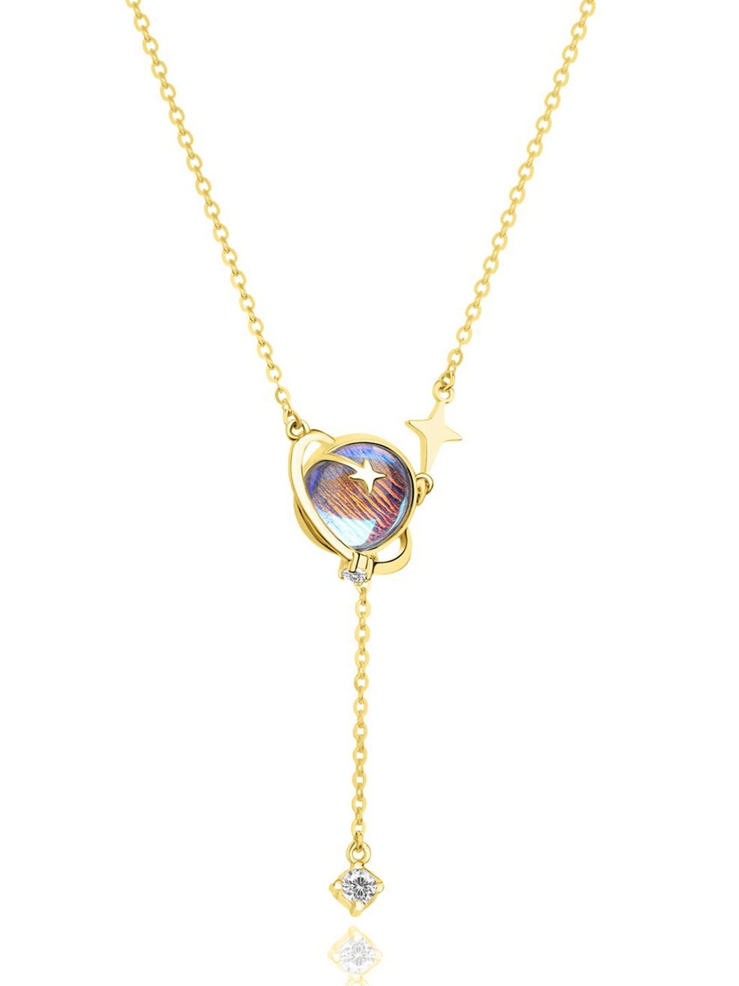 

Nistra Sterling Silver Gold-Plated Necklace