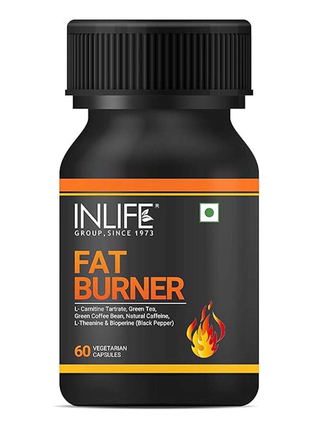 

INLIFE Fat Burner Extract Weight Keto Supplement - 60 Capsules, White