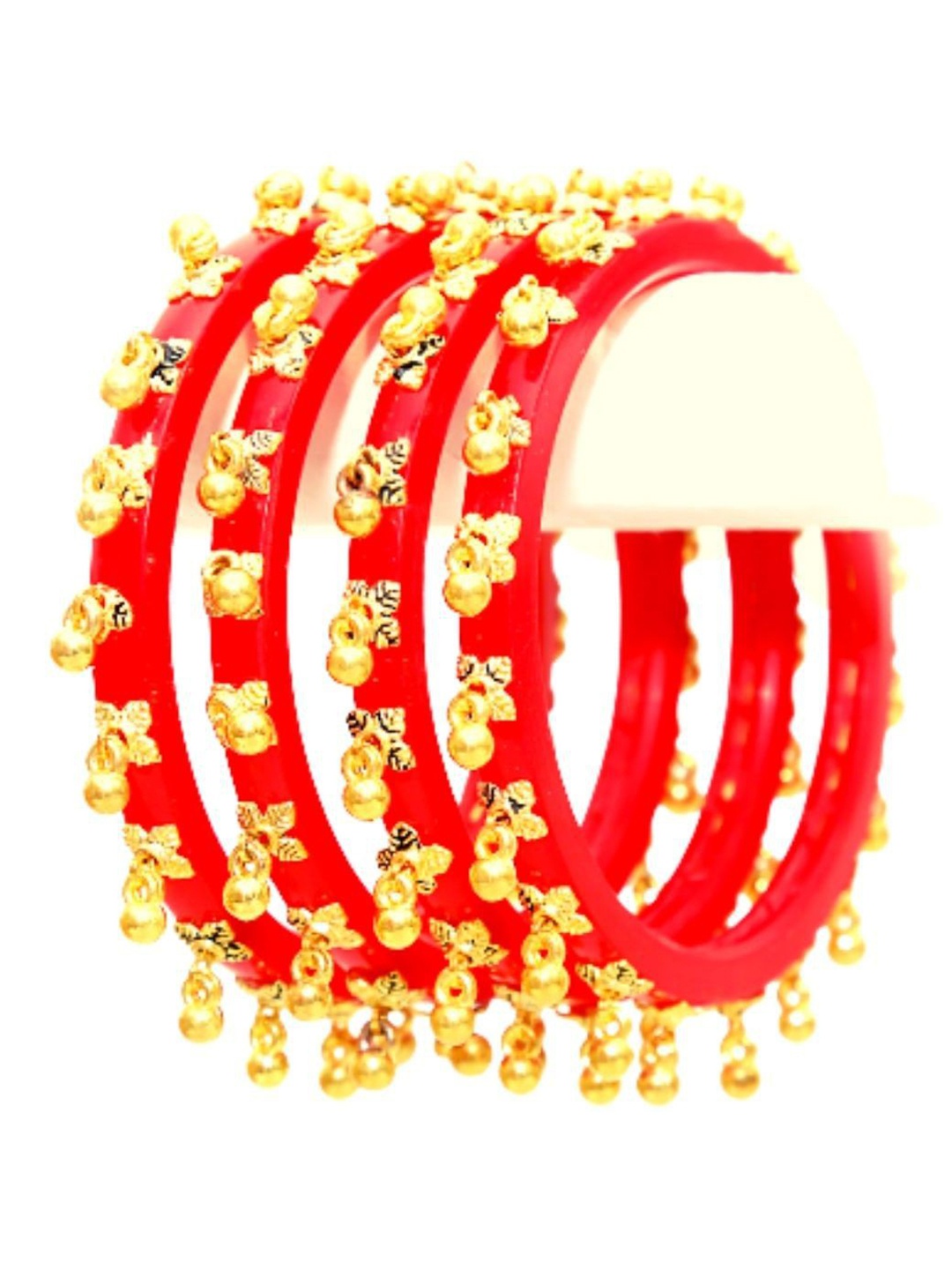 

Align Set Of 4 Gold-Plated Pearl-Beaded Bangles