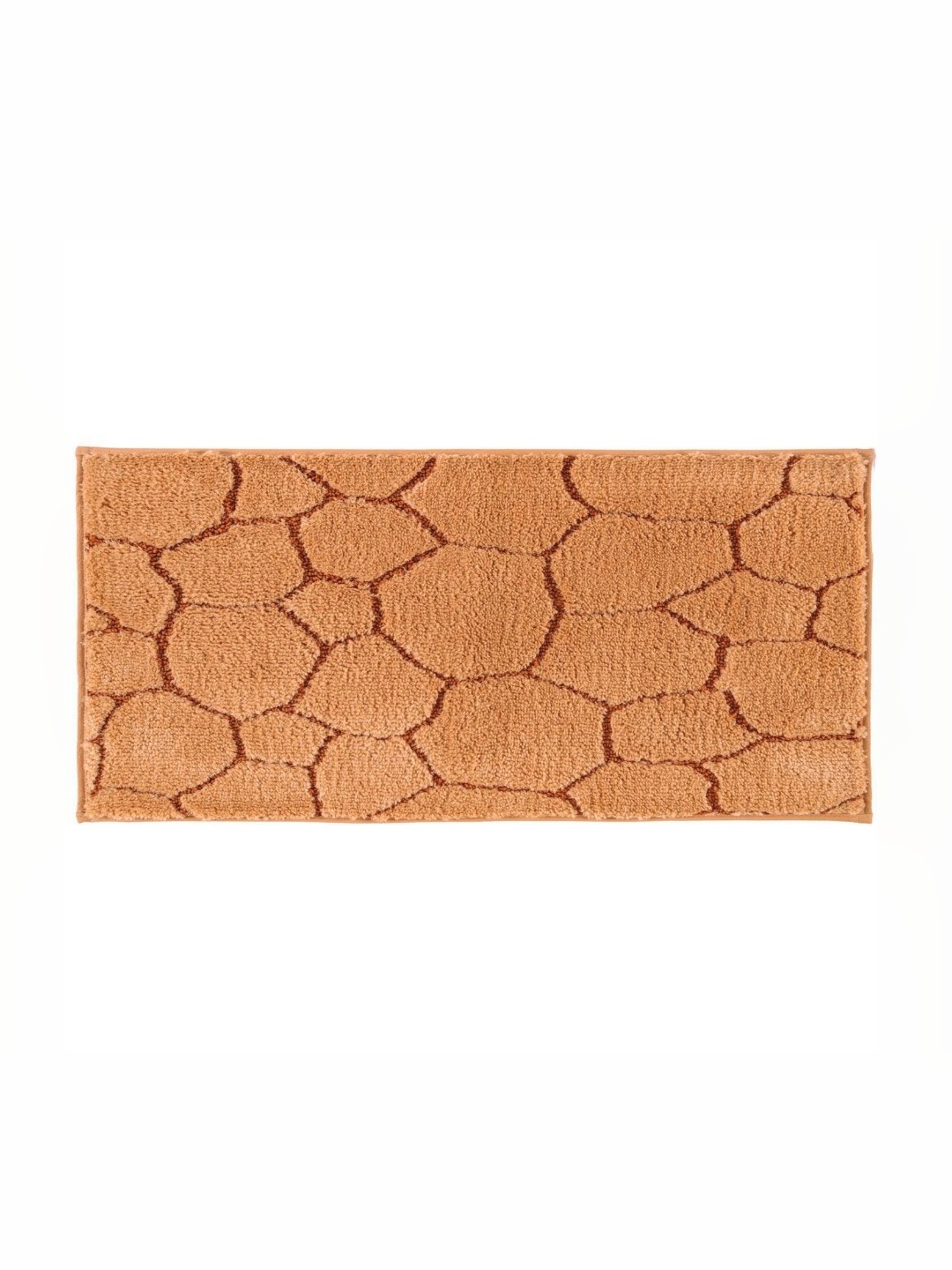 

Freelance Rust Colored & Brown Pebble Textured 1800 GSM Microfibre Anti-Skid Bath Rug