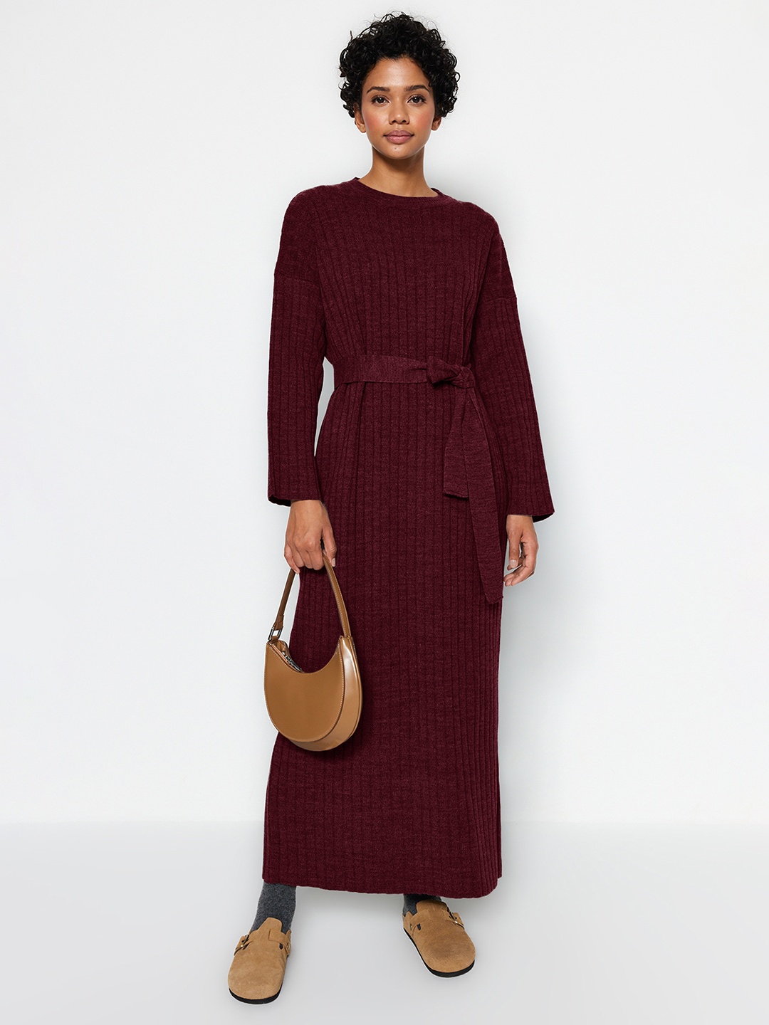 

Trendyol Striped Maxi Dress, Na