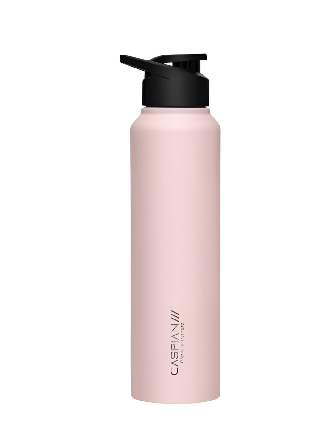 

Caspian Pink & Black Stainless Steel Solid Single Wall Vacuum Water Bottle