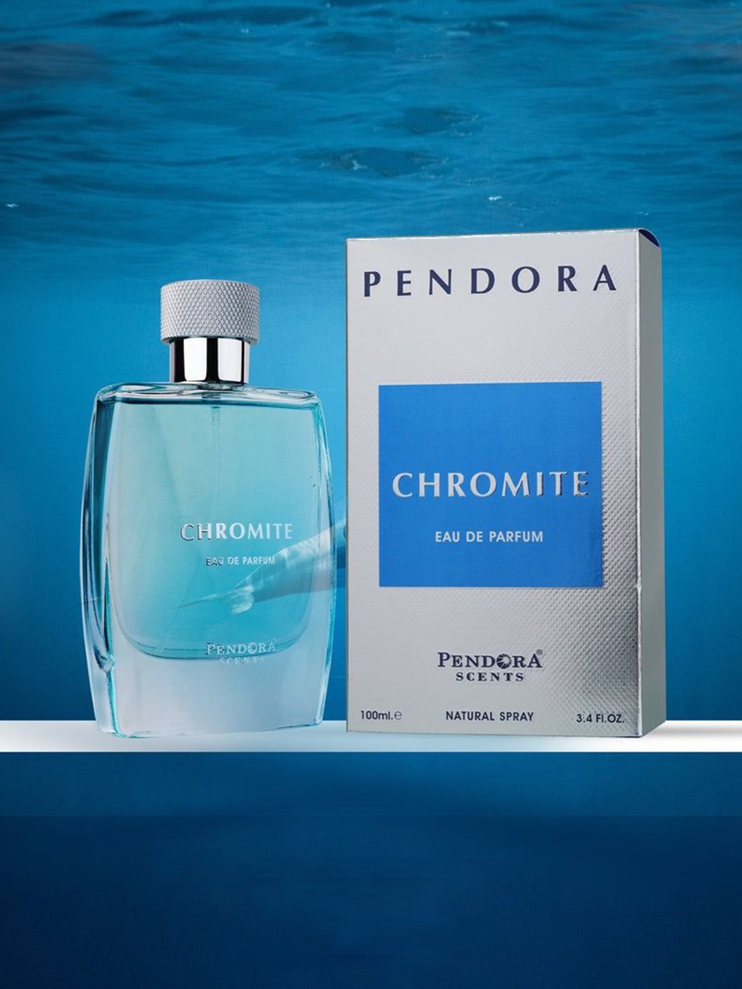 

Paris Corner Perfumes Pendora Scents Chromite Eau De Parfum - 100 ml, Transparent
