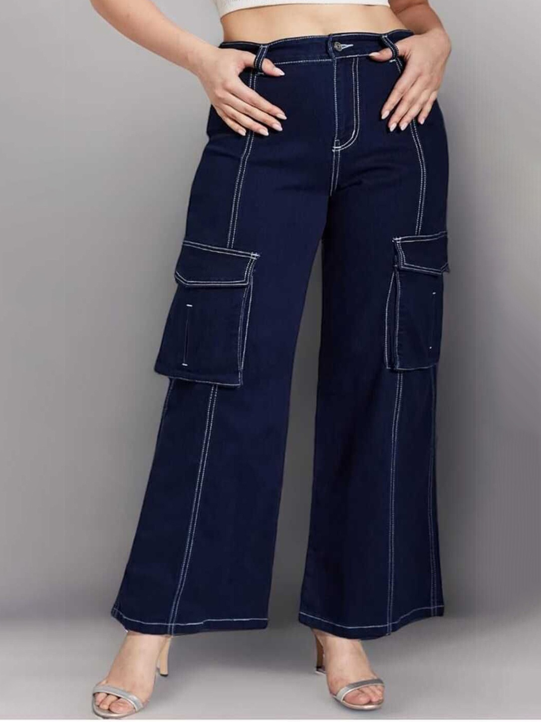 

Perfect Outlet Women High-Rise Stretchable Jeans, Navy blue
