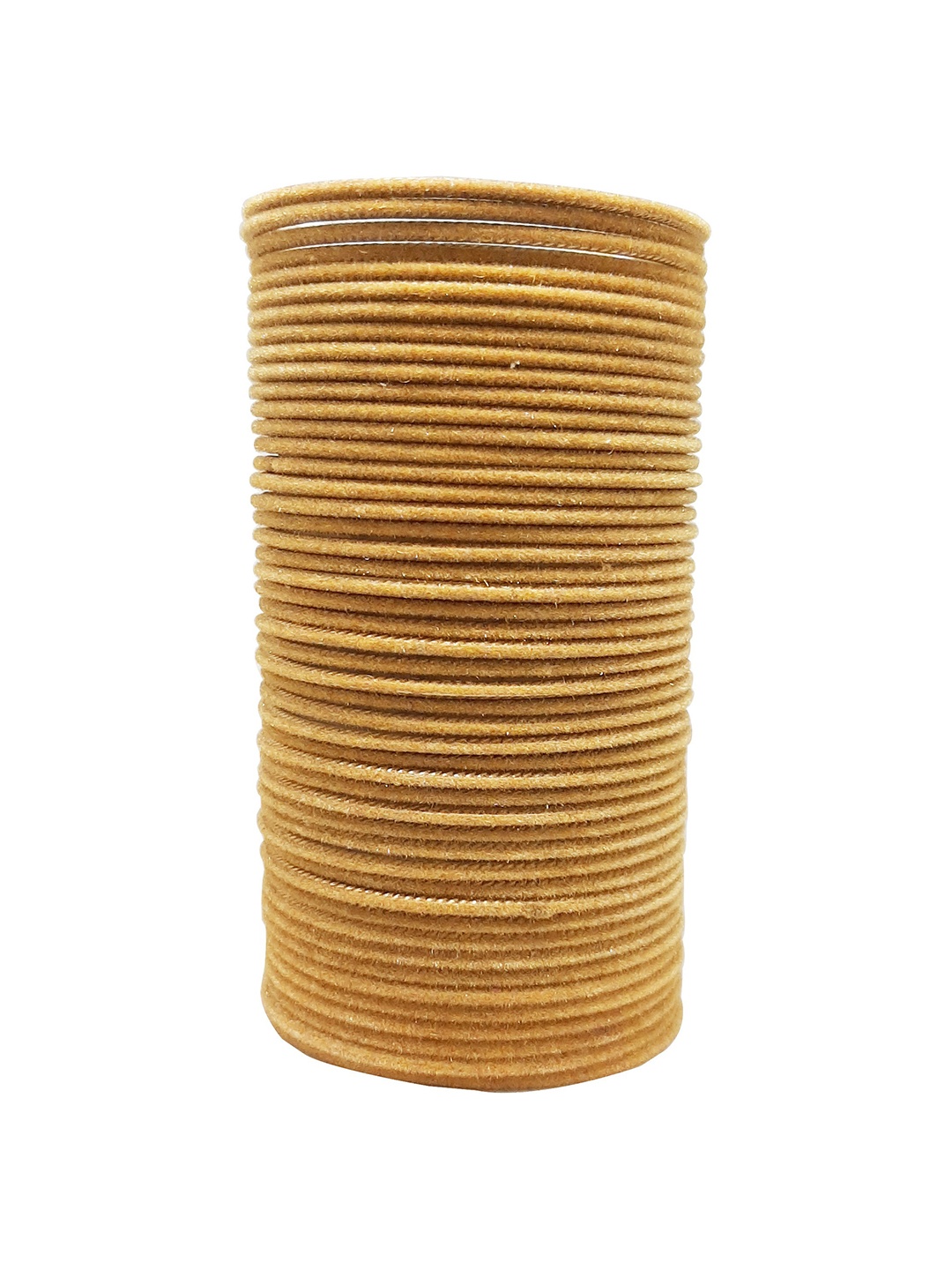 

CHRISHAN Pack Of 48 Velvet Bangles, Gold