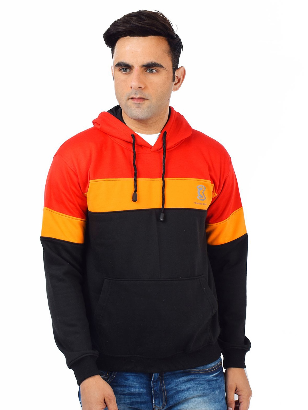 

Chanda Khuba Men Hooded Sweatshirt, Black