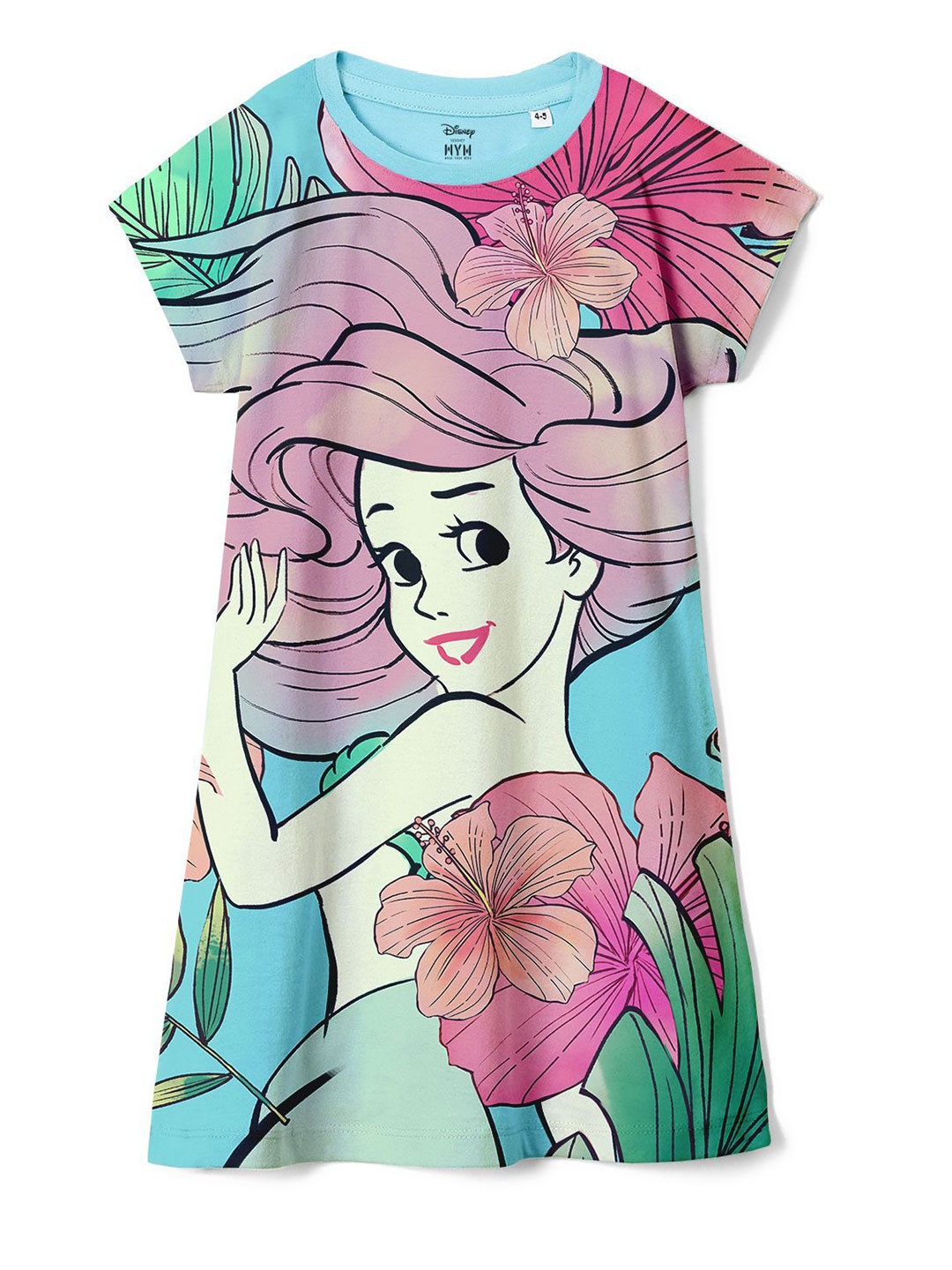 

Wear Your Mind Girls Print A-Line Dress, Blue