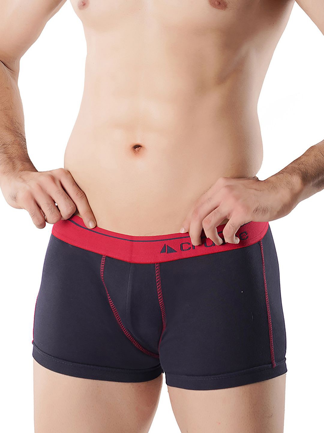 

Crusoe Men Pack Of 2 Antimicrobial Trunks CRU-1016-132, Navy blue