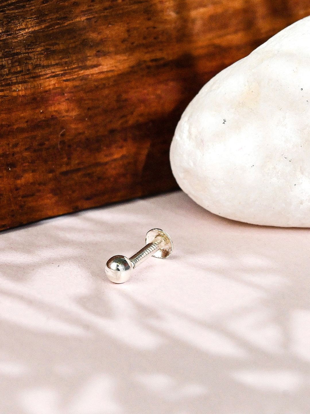 

TOUCH925 Circular Pure Silver Stud Nosepin