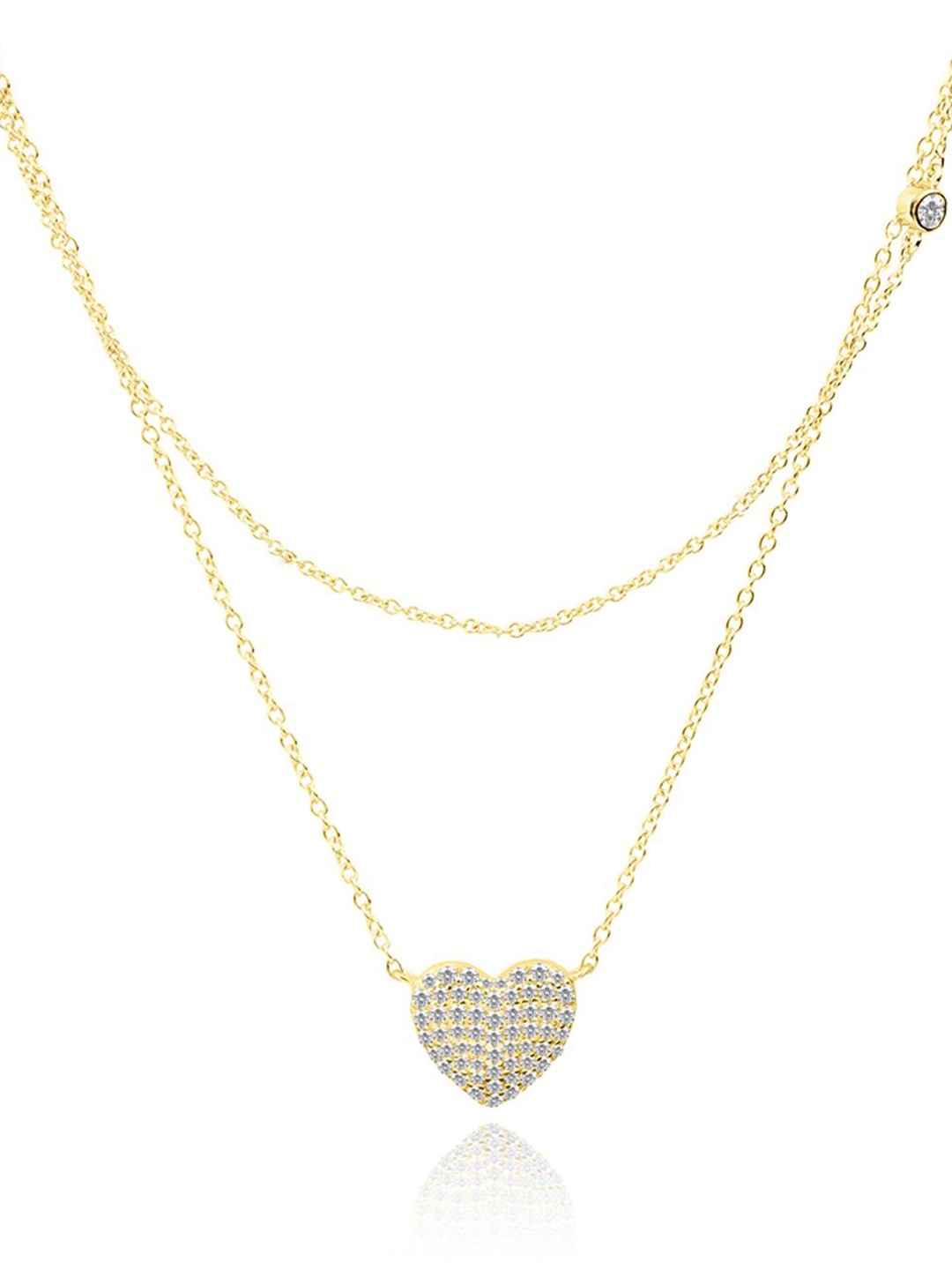 

Nistra Sterling Silver Gold-Plated Necklace