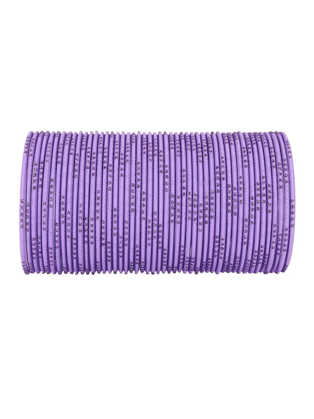 

ZULKA Set Of 48 Glittered Bangles, Purple