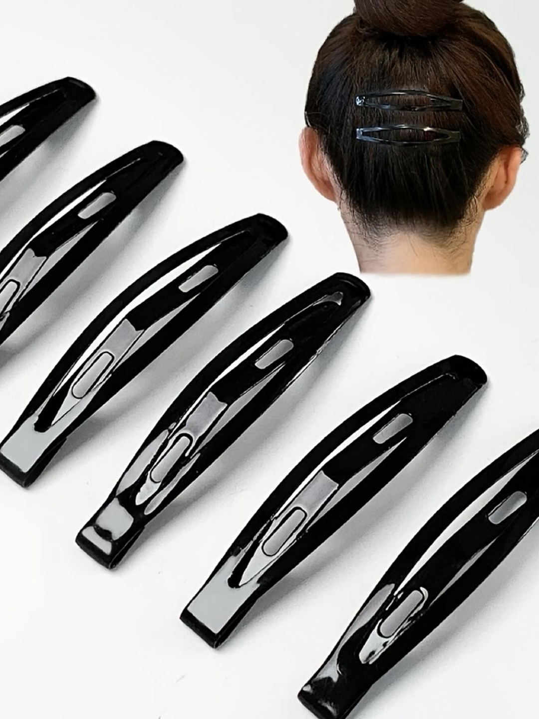 

CHRONEX 12-Pcs Hair Accessory Clips, Black