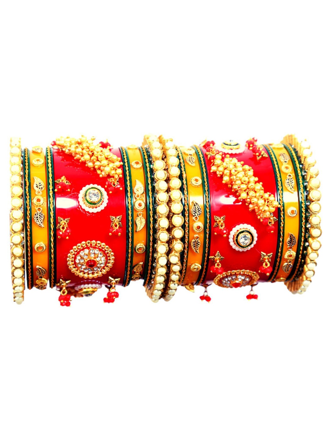 

Align Set Of 2 Gold-Plated Pearl-Beaded Bangles