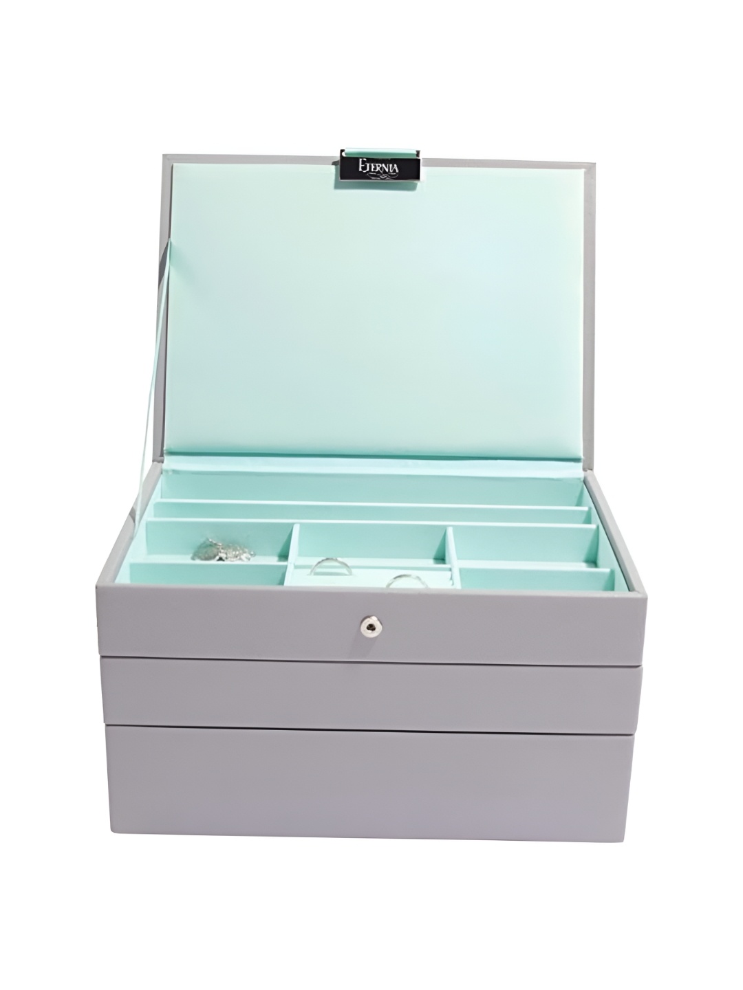 

Eternia Grey & Green Regular Jewellery Organiser