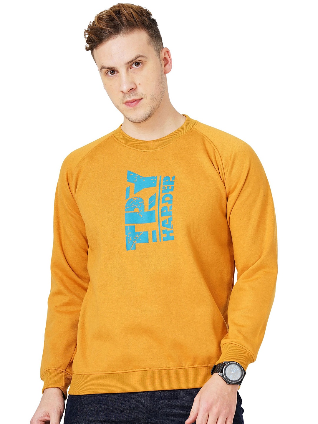 

Chanda Khuba Men Sweatshirt, Mustard