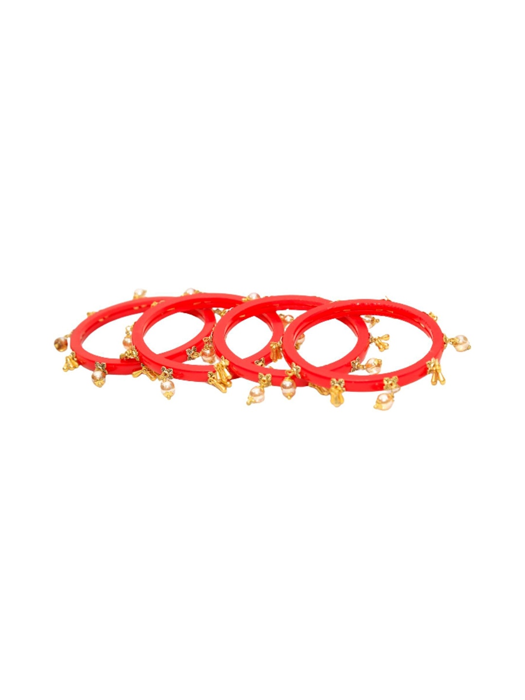 

Align Set Of 4 Gold-Plated Beaded Bangles