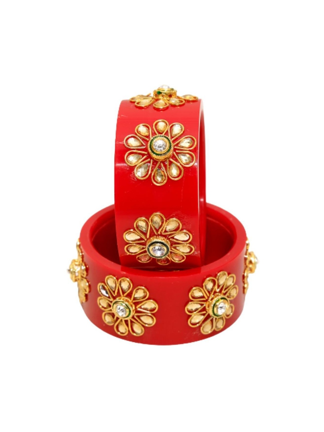 

Align Set Of 2 Gold-Plated Beaded Bangles