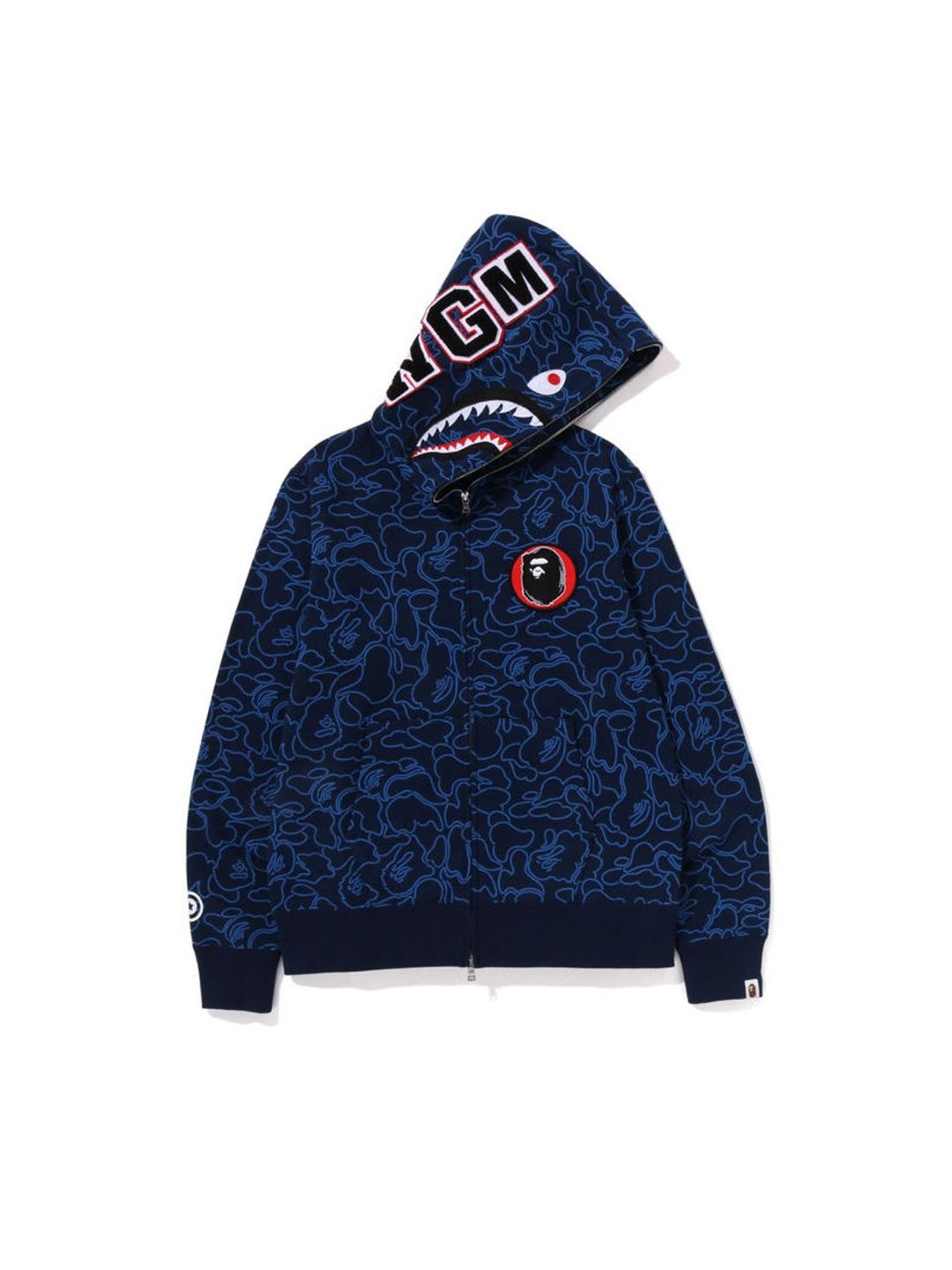 

Bape Men 30th Anniversary Zip Hoodie, Blue