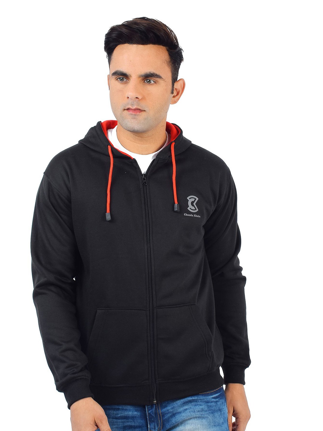 

Chanda Khuba Men Hooded Sweatshirt, Black